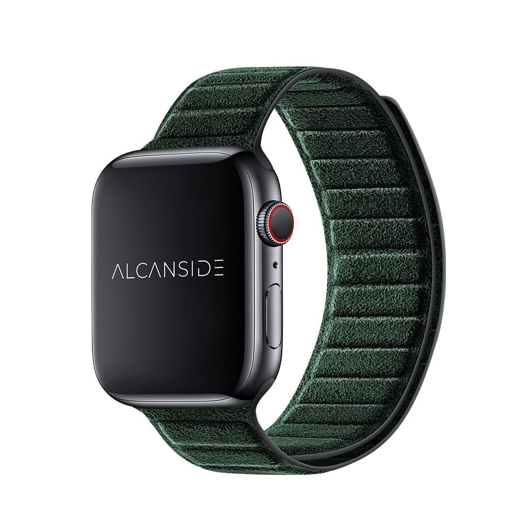 Alcantara Apple Watch Band - Midnight Green - 42/44/45/46mm & Ultra (49mm)
