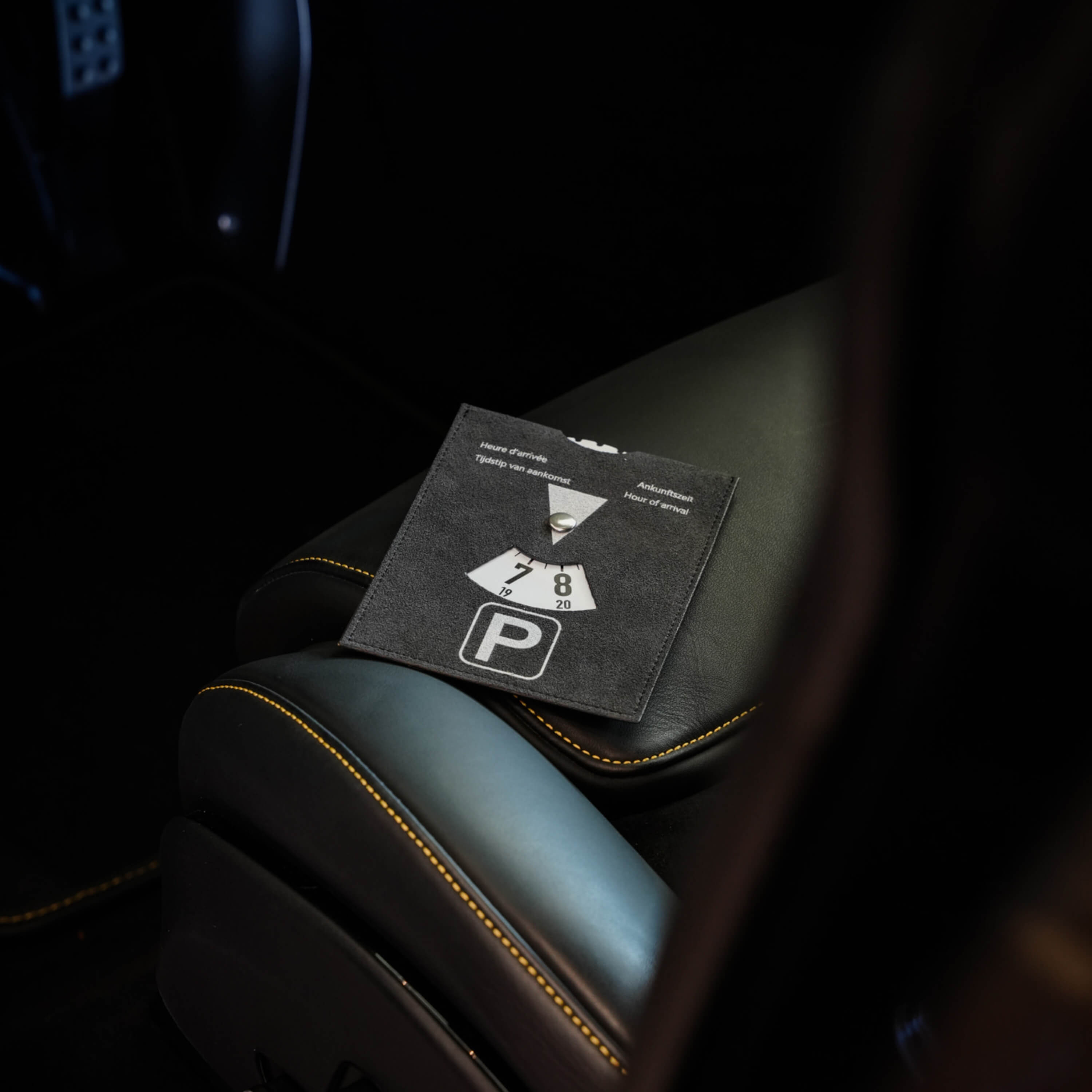 Alcantara Parking Disc - Space Grey