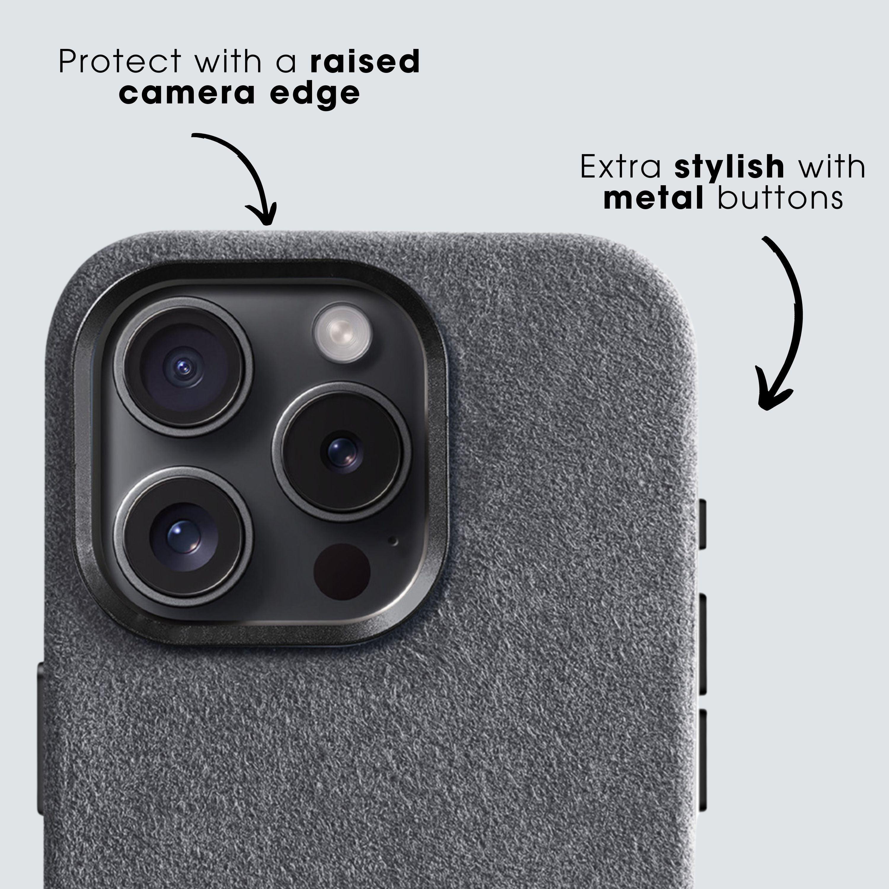 iPhone 13 Pro - Alcantara Case - Nardo Gray - Alcanside