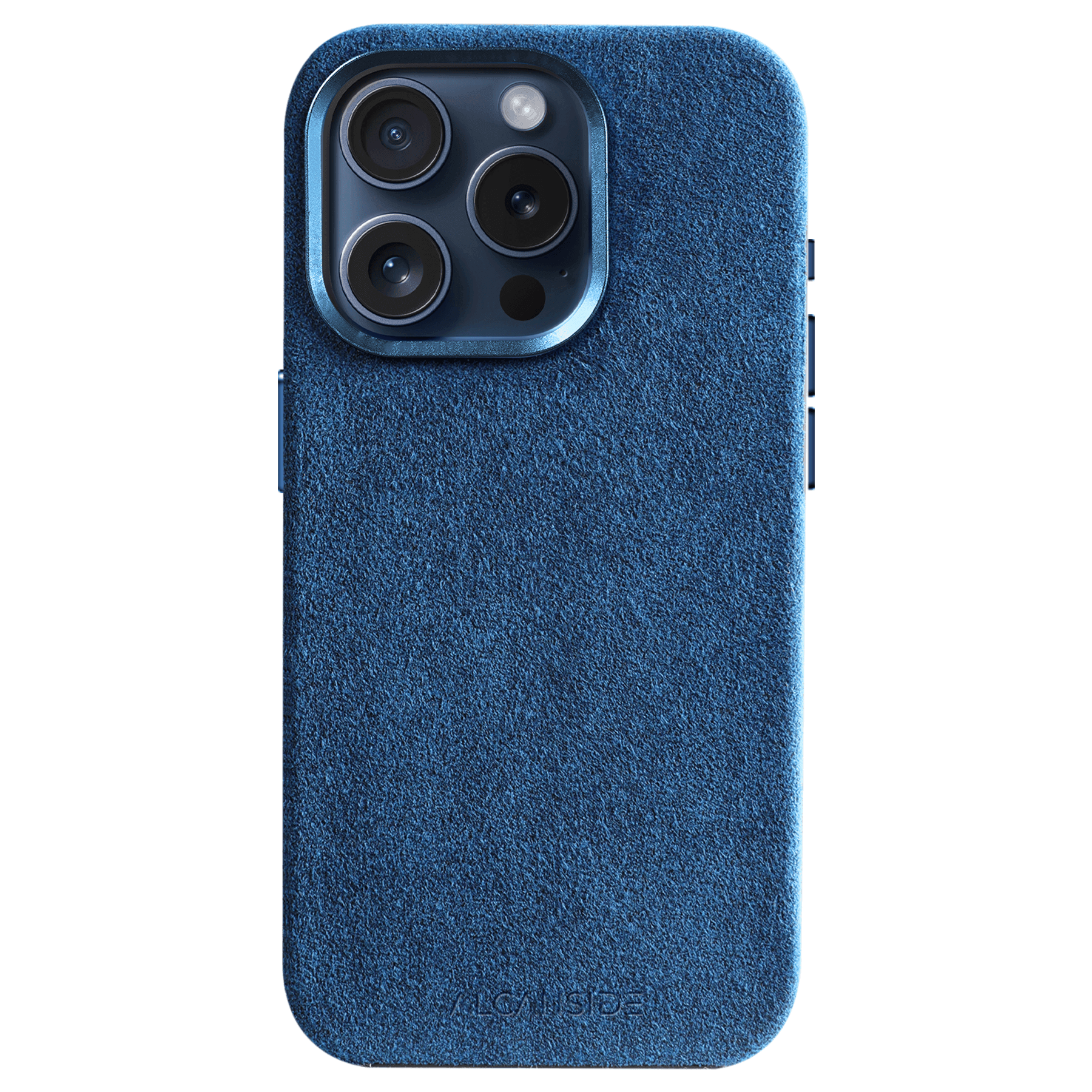 iPhone 15 Pro - Alcantara Case - Ocean blue