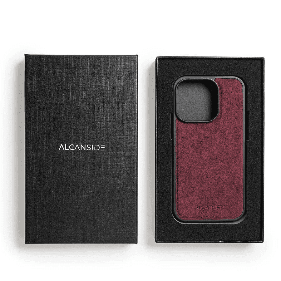 iPhone 13 – Alcantara-Rückseite – Rot