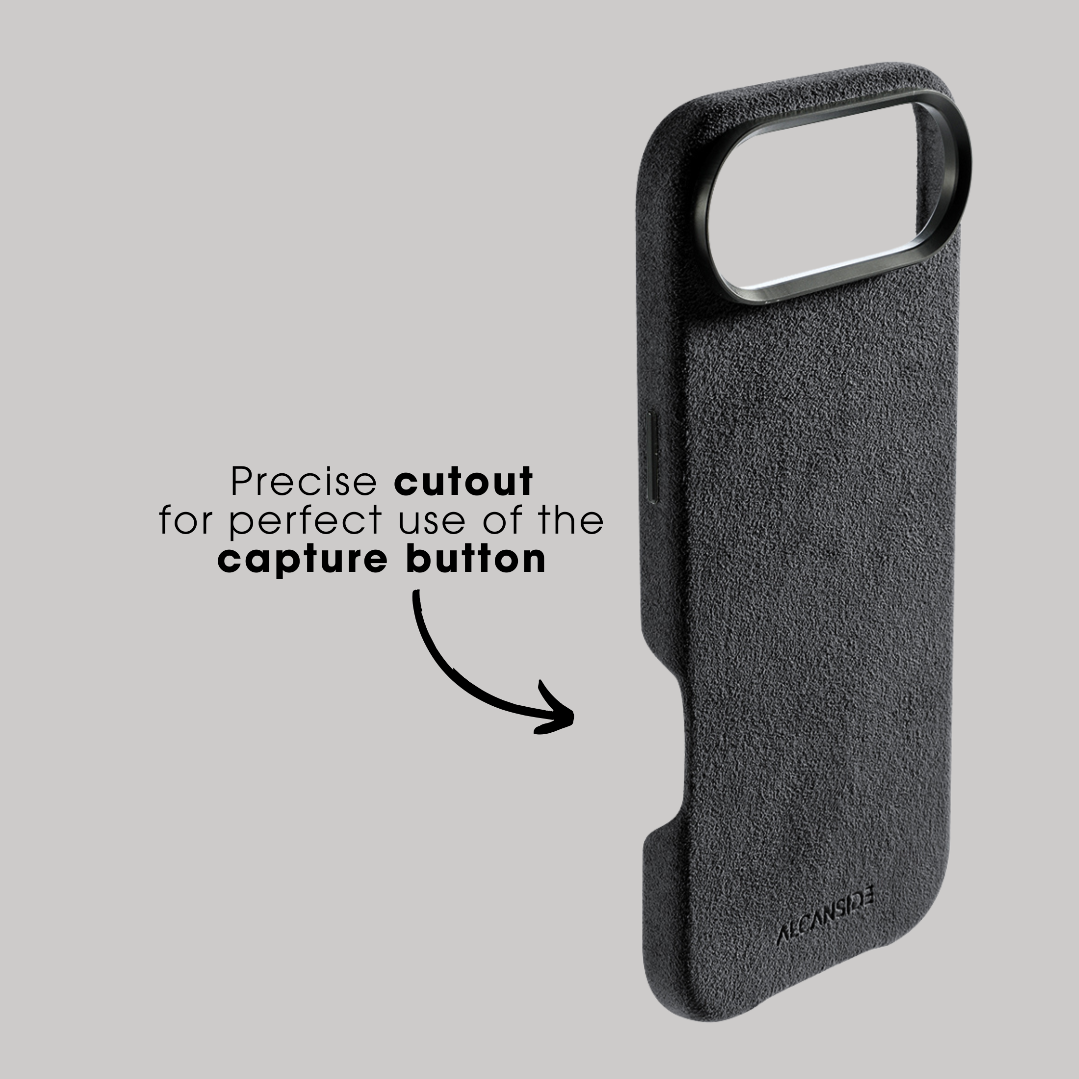 iPhone 17 Air - Alcantara Case - Space Grey