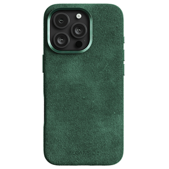 iPhone 16 Pro Max - Alcantara Case- Midnight Green