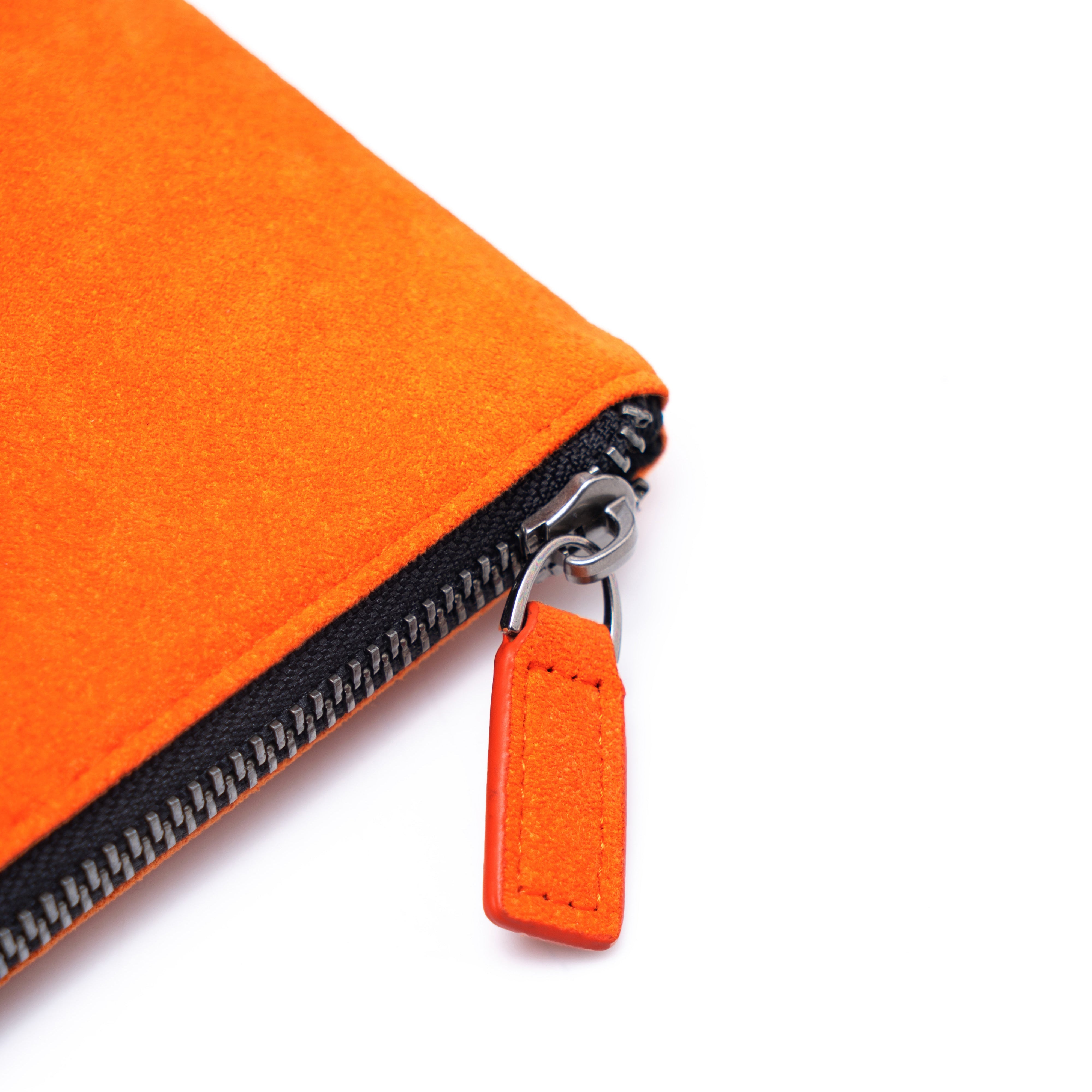 Alcantara Pouch - Orange