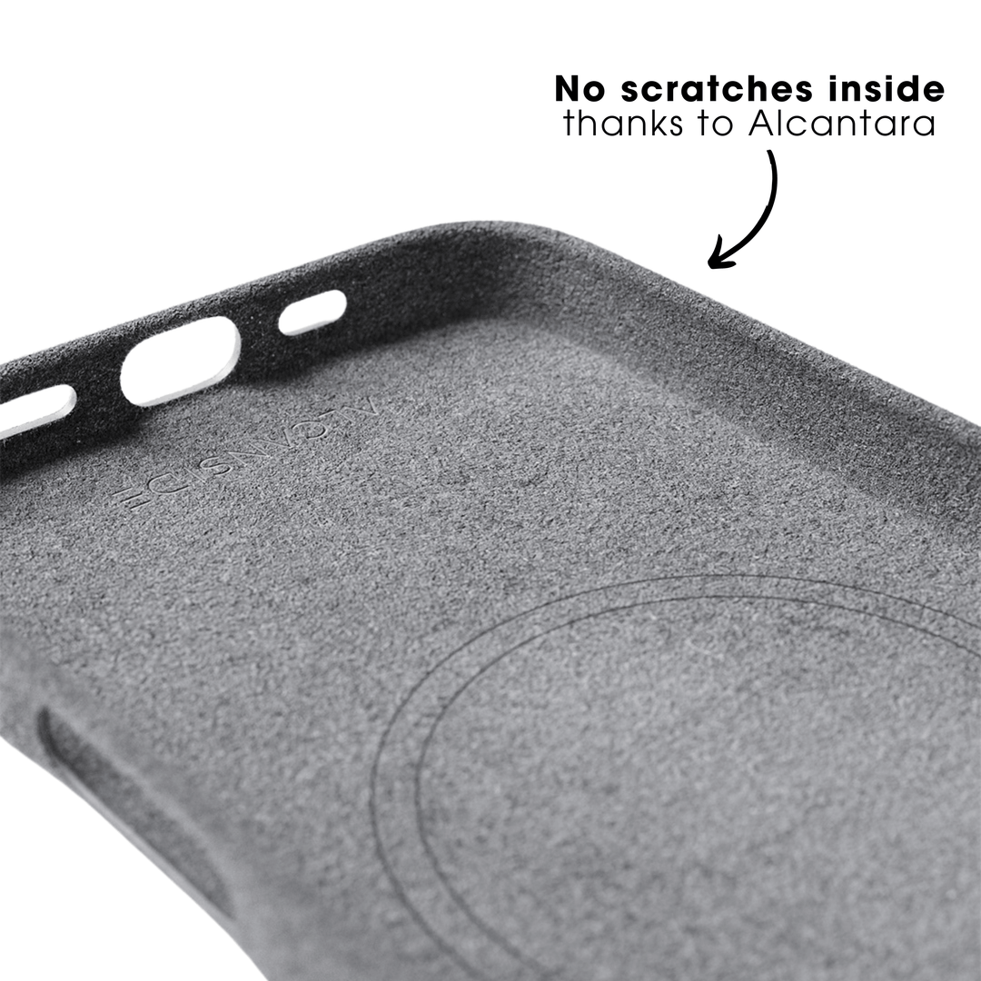 iPhone 16 Pro Max - Alcantara Case - Nardo Gray