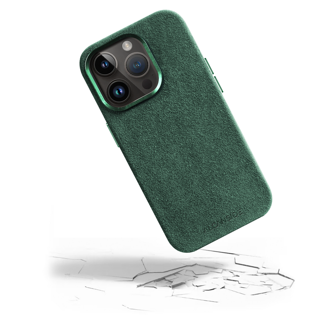iPhone XS Max - Alcantara Case- Midnight Green – Alcanside