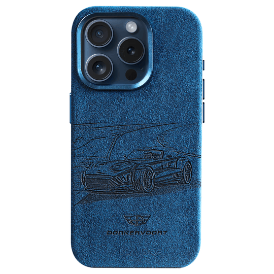 Donkervoort F22 Limited Edition Spa-Francorchamps - iPhone Alcantara Case - Ocean Blue - Alcanside