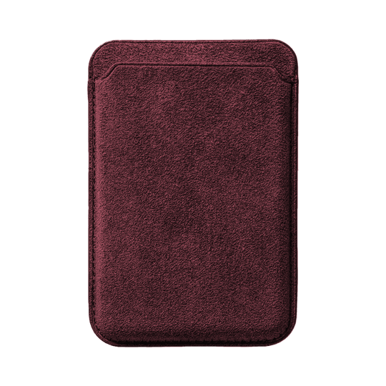 Alcantara MagSafe Wallet - Red - Alcanside