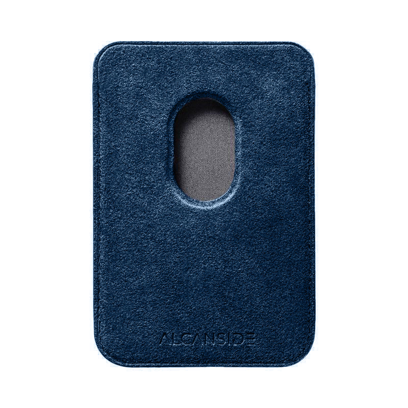 Alcantara MagSafe Wallet - Navy Blue