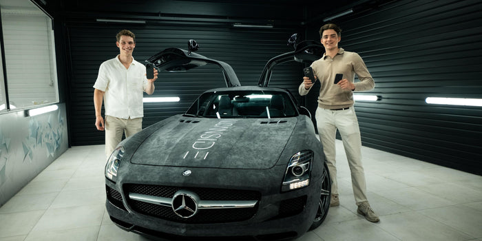 Alcantara Wallet - Space Grey