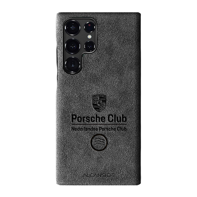 Niederländischer Porsche Club - Samsung Galaxy S23 Ultra - Alcantara Case - Space Grey