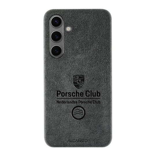 Niederländischer Porsche Club - Samsung Galaxy S24 Plus - Alcantara Case - Space Grey