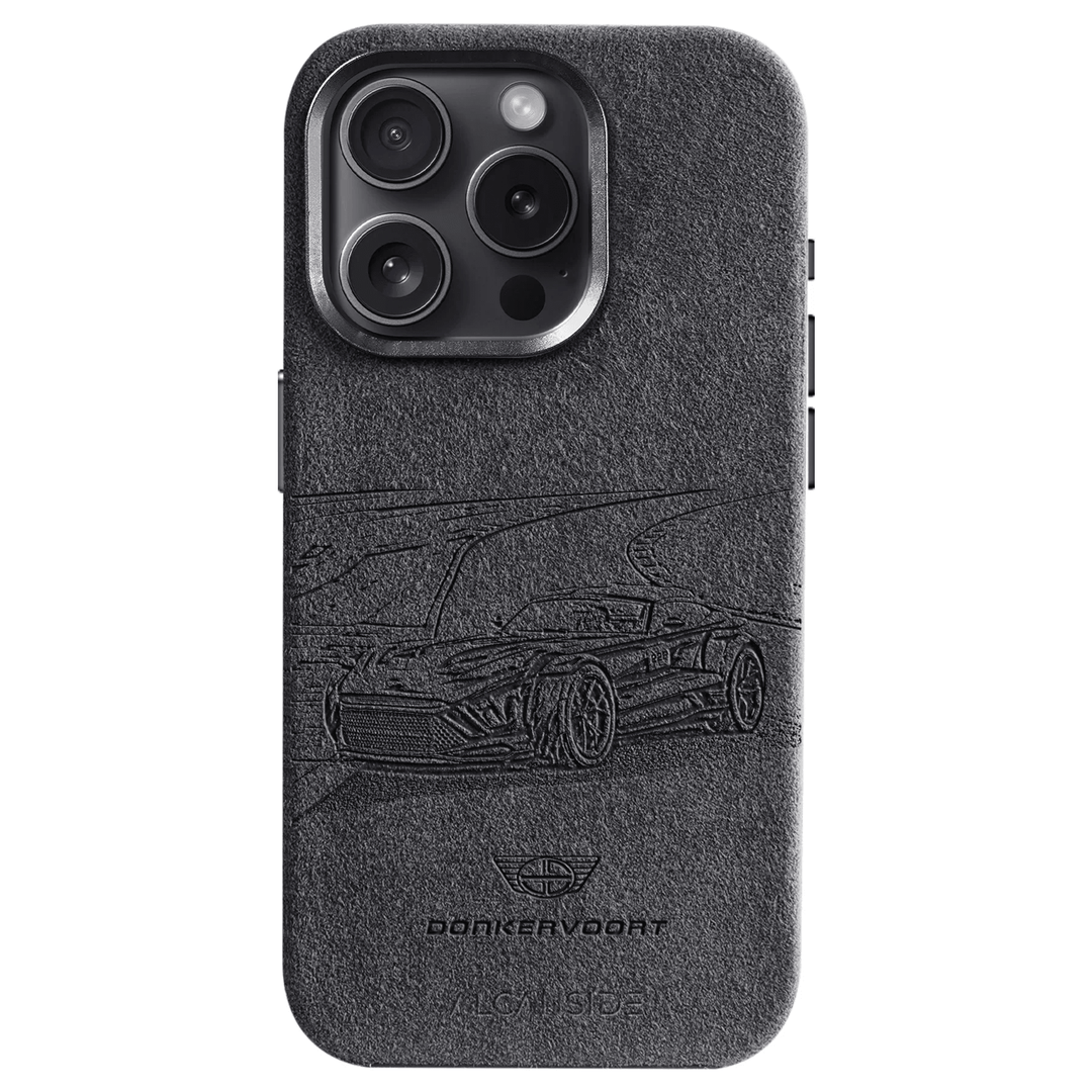 Donkervoort F22 Limited Edition Spa-Francorchamps - iPhone Alcantara Case - Space Grey - Alcanside