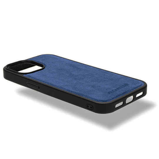 iPhone 15 Plus - Alcantara Back Cover - Ocean Blue