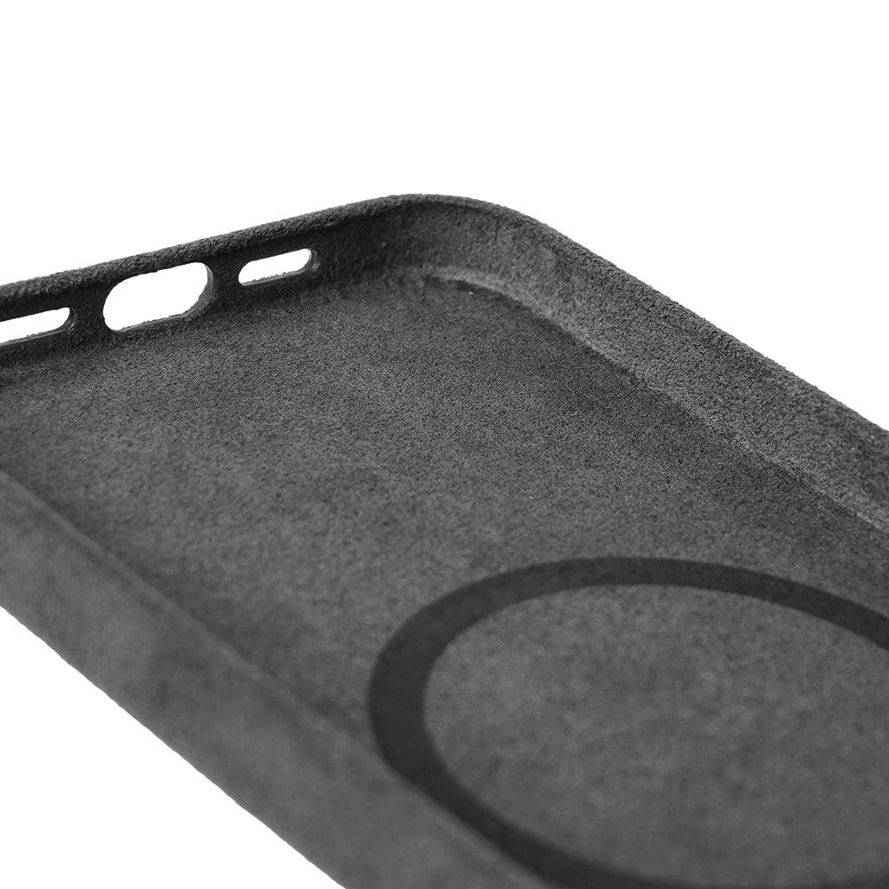 iPhone Alcantara Case + MagSafe Wallet - Space Grey