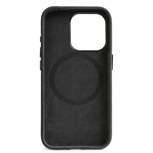 iPhone Alcantara Case + MagSafe Wallet - Space Grey