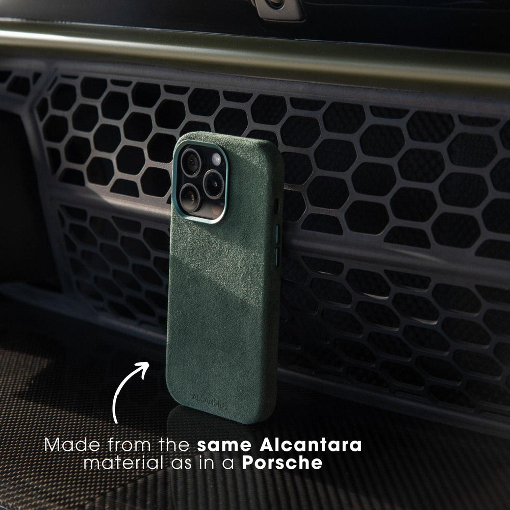iPhone 13 Pro Max - Alcantara Case- Midnight Green - Alcanside