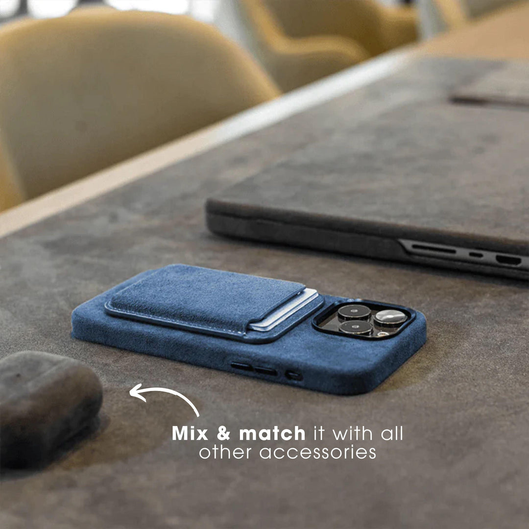 iPhone 14 Pro Max - Alcantara Case - Ocean blue - Alcanside