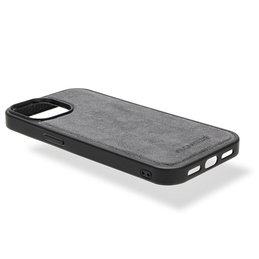 iPhone 15 - Alcantara Case With MagSafe Magnet - Space Grey - Alcanside
