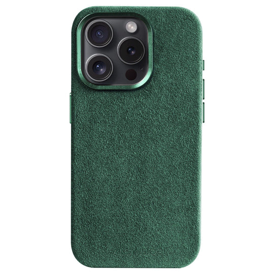 iPhone 15 Pro Max - Alcantara Case- Midnight Green - Alcanside