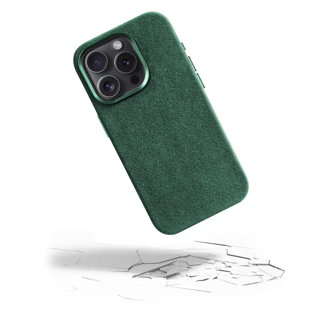 iPhone XR - Alcantara Back Cover - Midnight Green – Alcanside