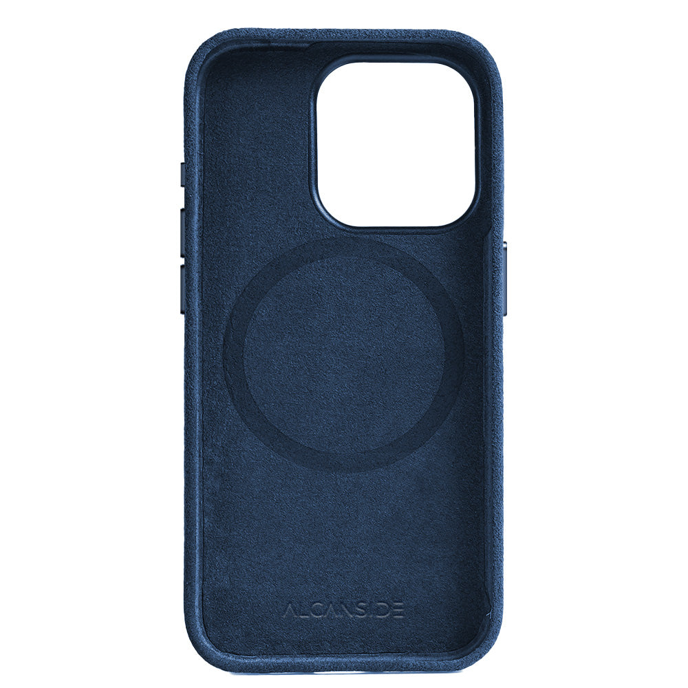 iPhone 15 Pro - Alcantara Case - Ocean blue