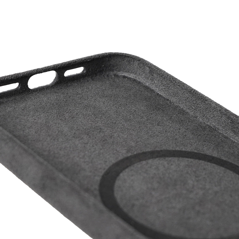 Alcantara iPhone Case in Dark Gray iPhone 15 Pro Max