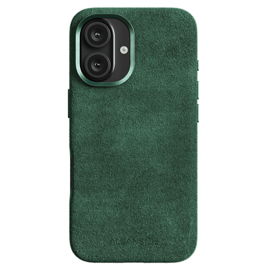 iPhone 16 Plus - Alcantara Case- Midnight Green