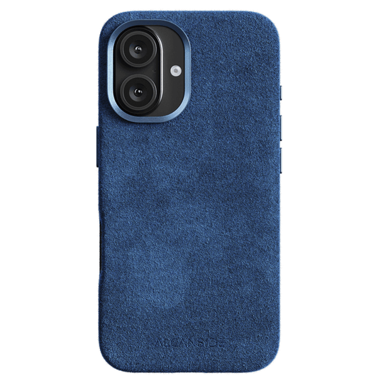 iPhone 16 - Alcantara Case - Ocean blue