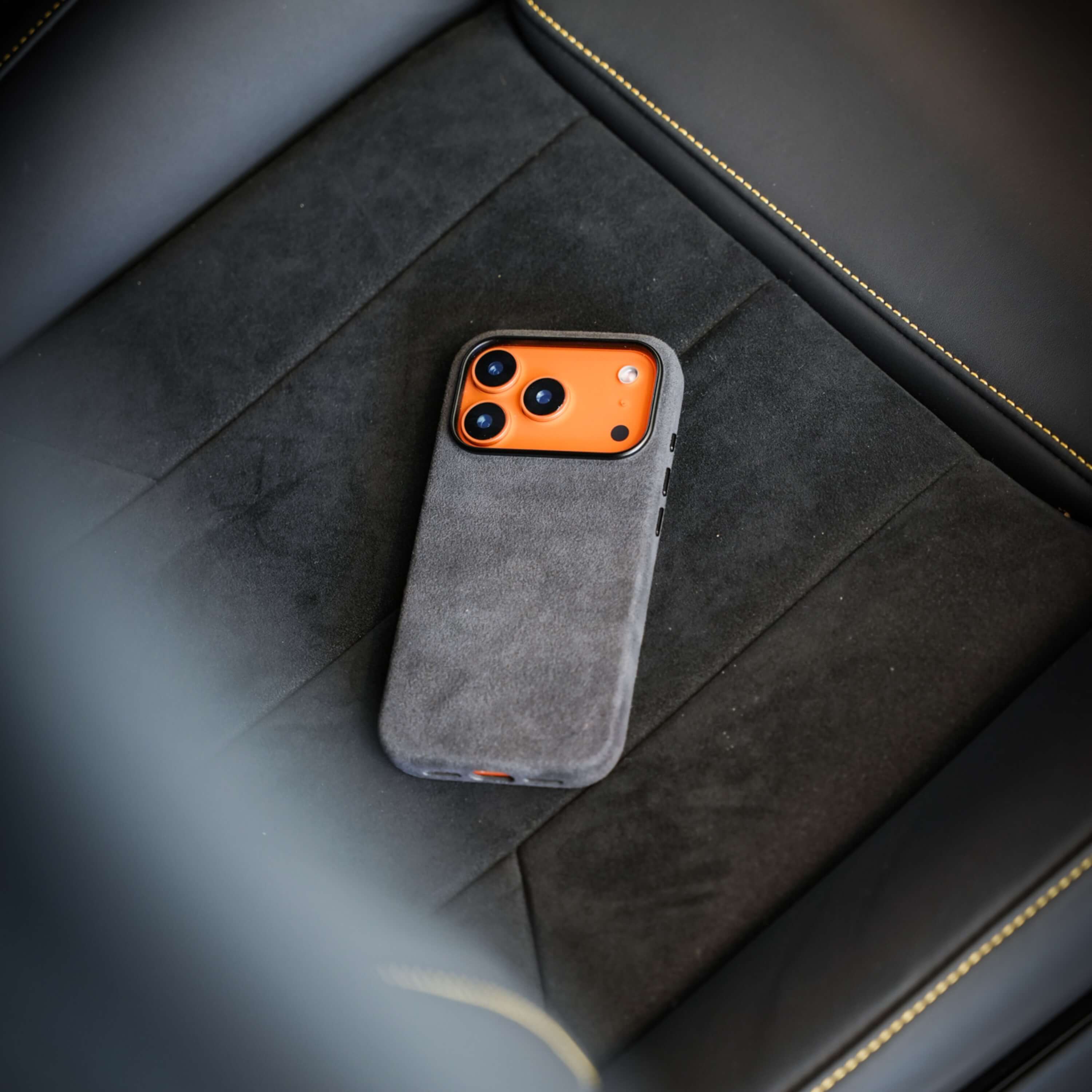 iPhone Alcantara Case - Space Grey