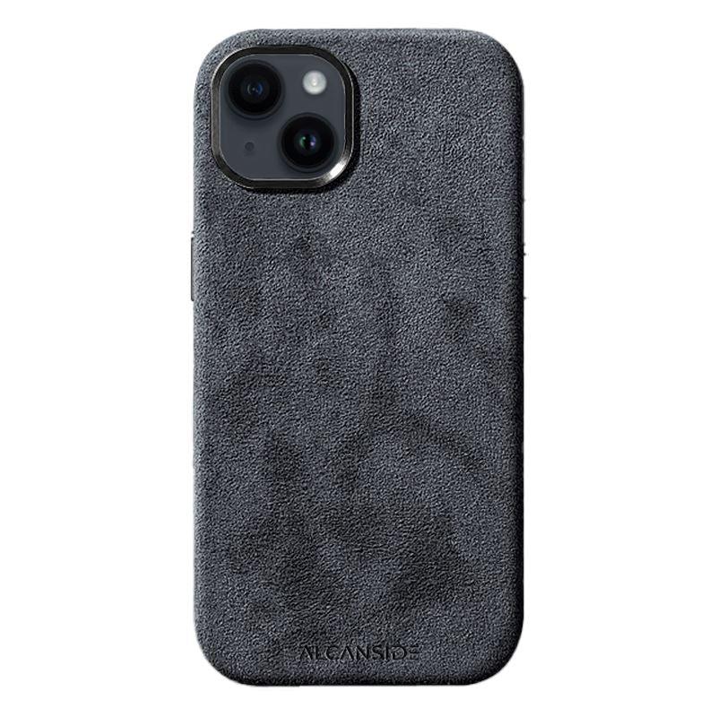 iPhone 15 - Alcantara Case - Space Grey - Alcanside