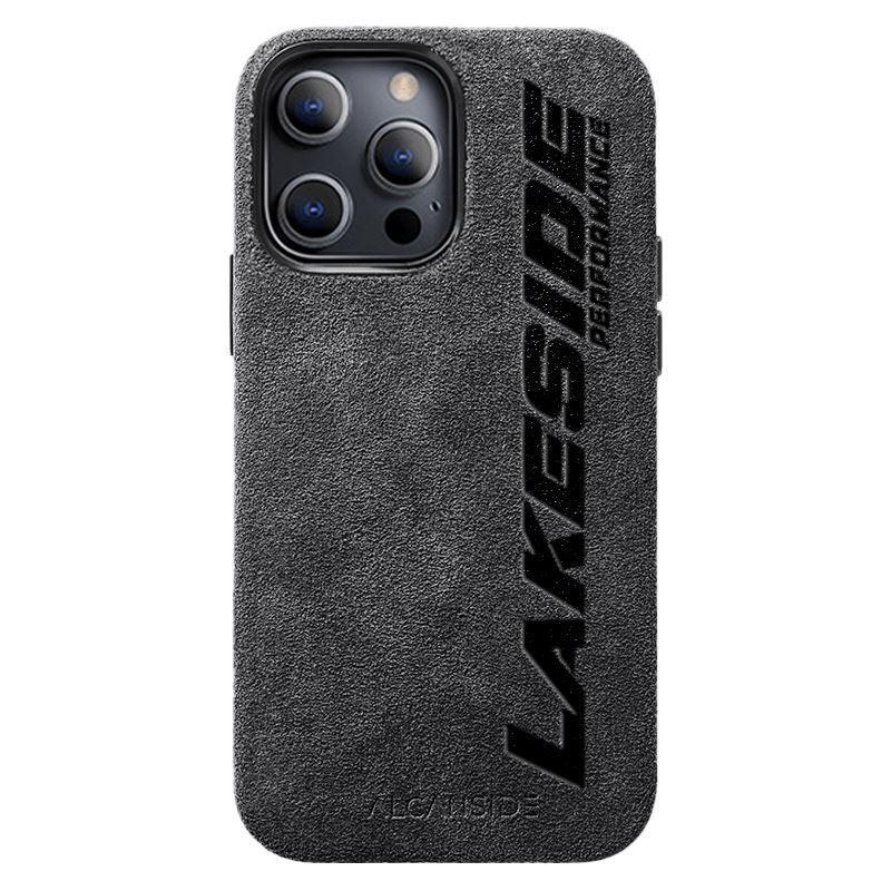Lakeside Performance - iPhone Alcantara Case - Space Grey - Alcanside