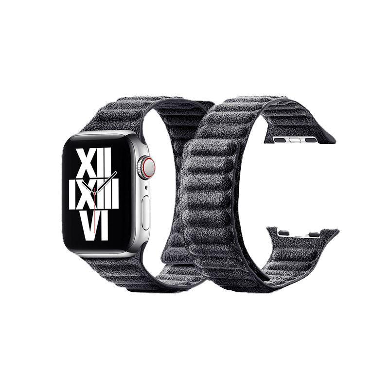 Alcantara Apple Watch Band - Space Grey - 42/44/45mm & Ultra (49mm) - Alcanside