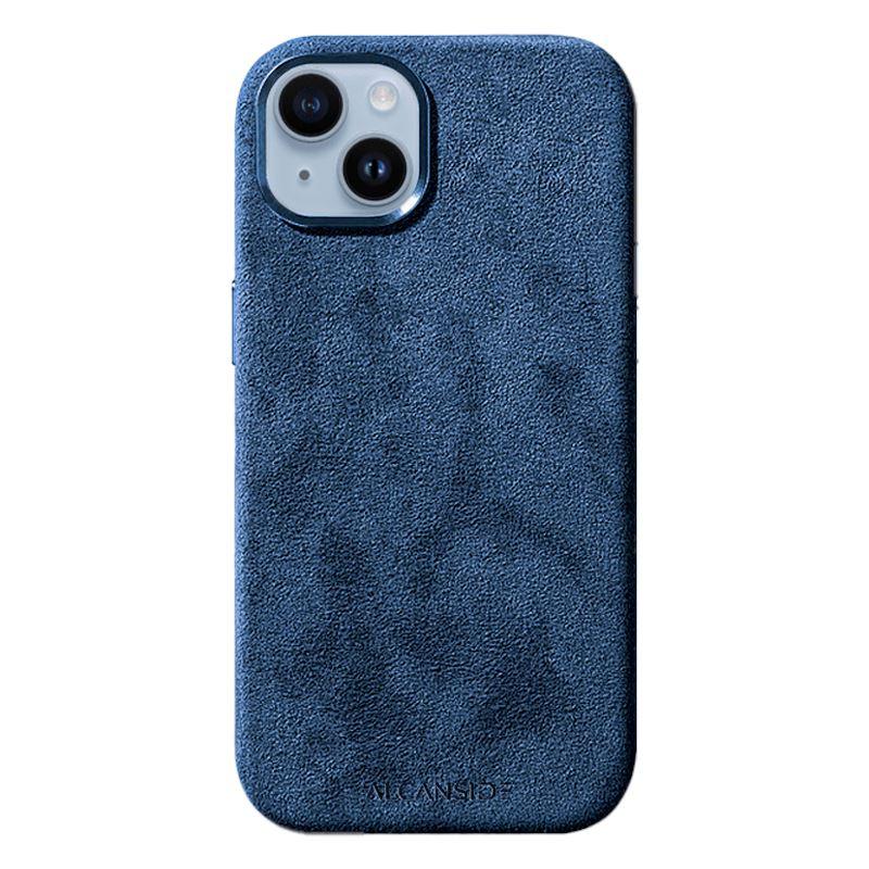 iPhone 13 - Alcantara Case - Ocean blue iPhone Alcantara Case Alcanside 