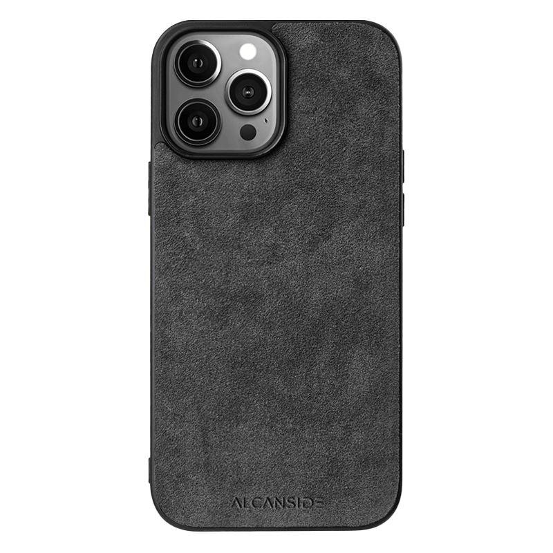 iPhone 13 Pro - Alcantara Back Cover - Space Grey - Alcanside