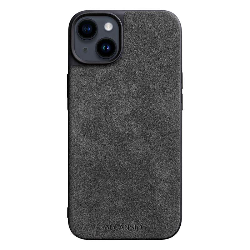 iPhone 14 Plus - Alcantara Back Cover - Space Grey - Alcanside