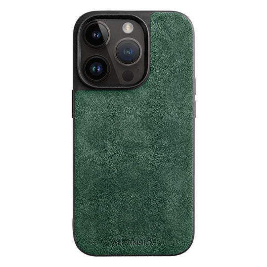 iPhone 14 Pro - Alcantara Back Cover - Midnight Green - Alcanside