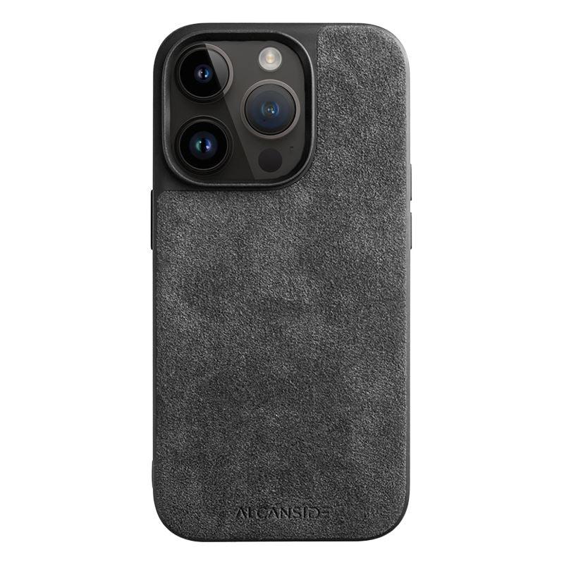 iPhone 14 Pro - Alcantara Back Cover - Space Grey - Alcanside