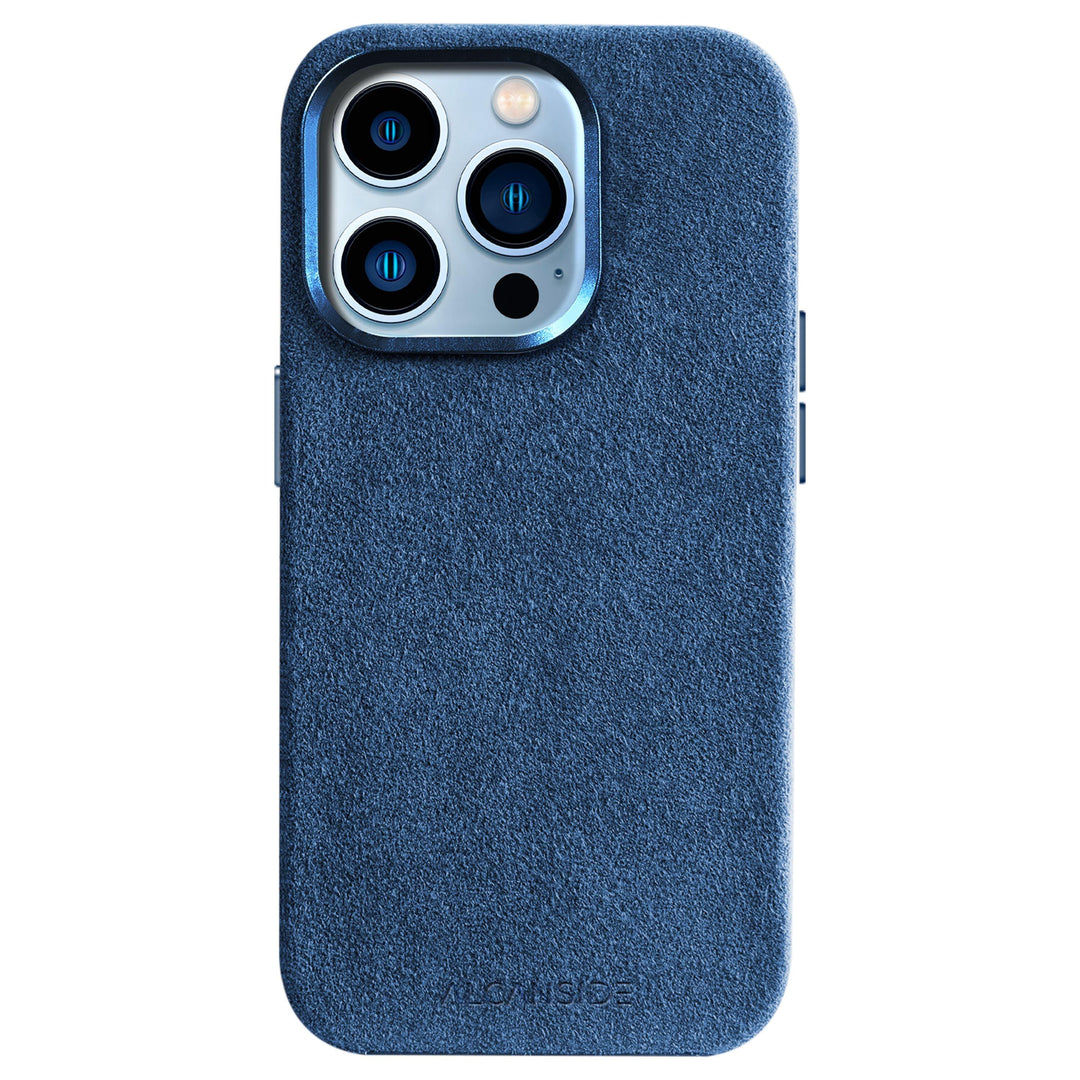 iPhone 14 Pro - Alcantara Case - Ocean blue - Alcanside