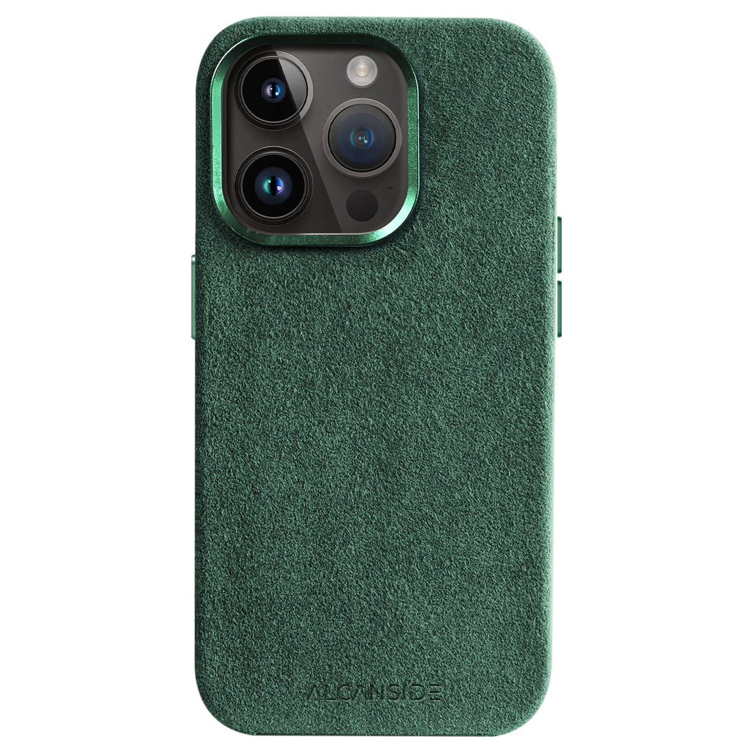 iPhone 14 Pro Max - Alcantara Case- Midnight Green iPhone Alcantara Case Alcanside 