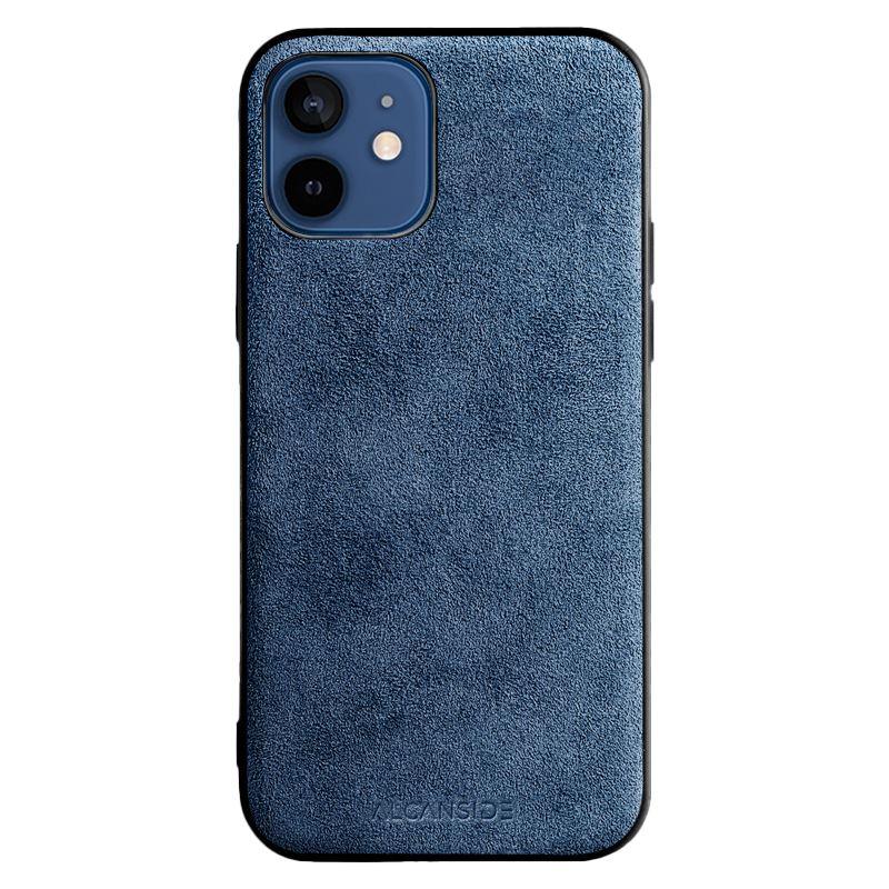iPhone Alcantara Back Cover - Ocean blue - Alcanside