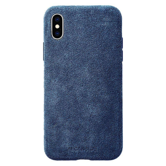 iPhone XS Max - Alcantara Case - Ocean blue - Alcanside