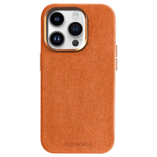 Limited Edition - iPhone 13 - Alcantara Case - Orange - Alcanside