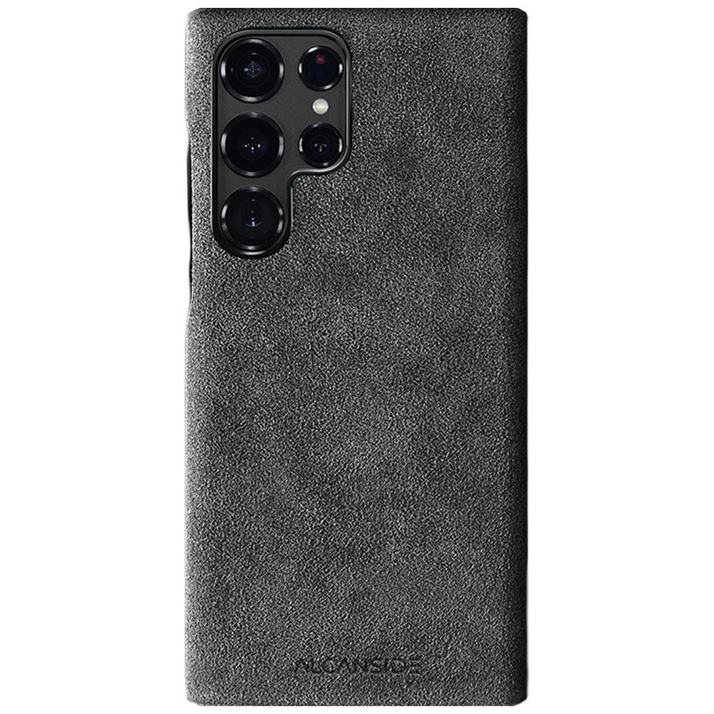 Samsung Galaxy S23 Ultra - Alcantara Case - Space Grey - Alcanside